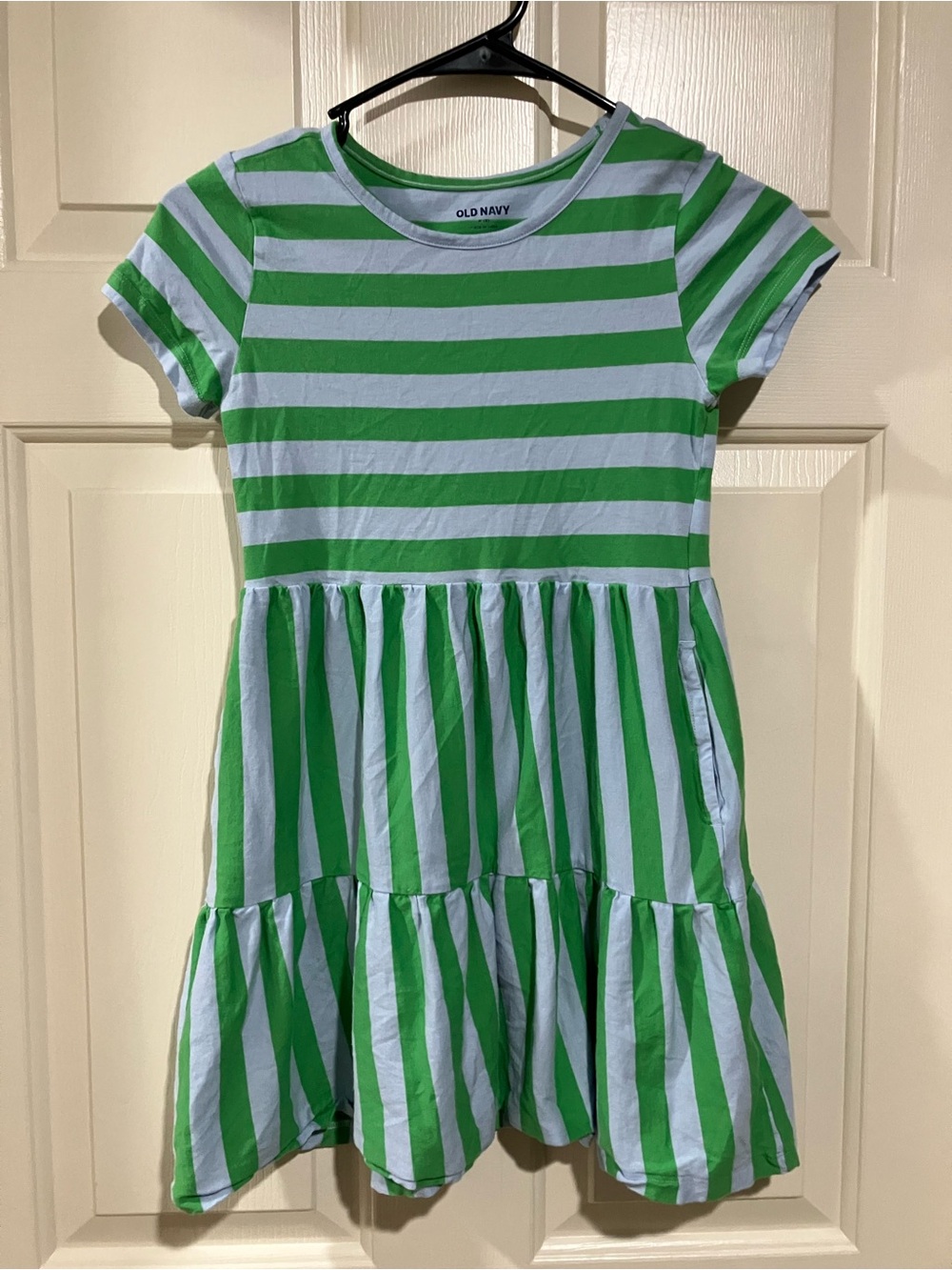 Old Navy girls medium (8) flare 2 tier dress